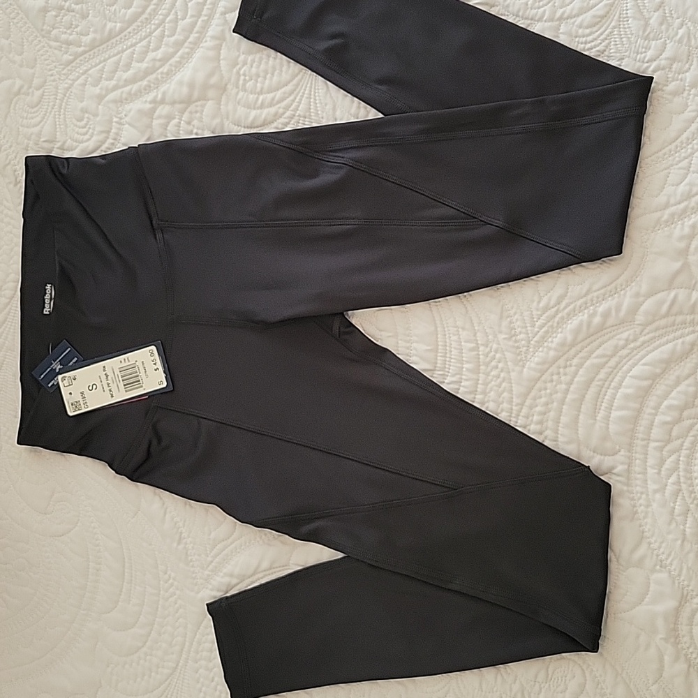 Reebok black workout pants